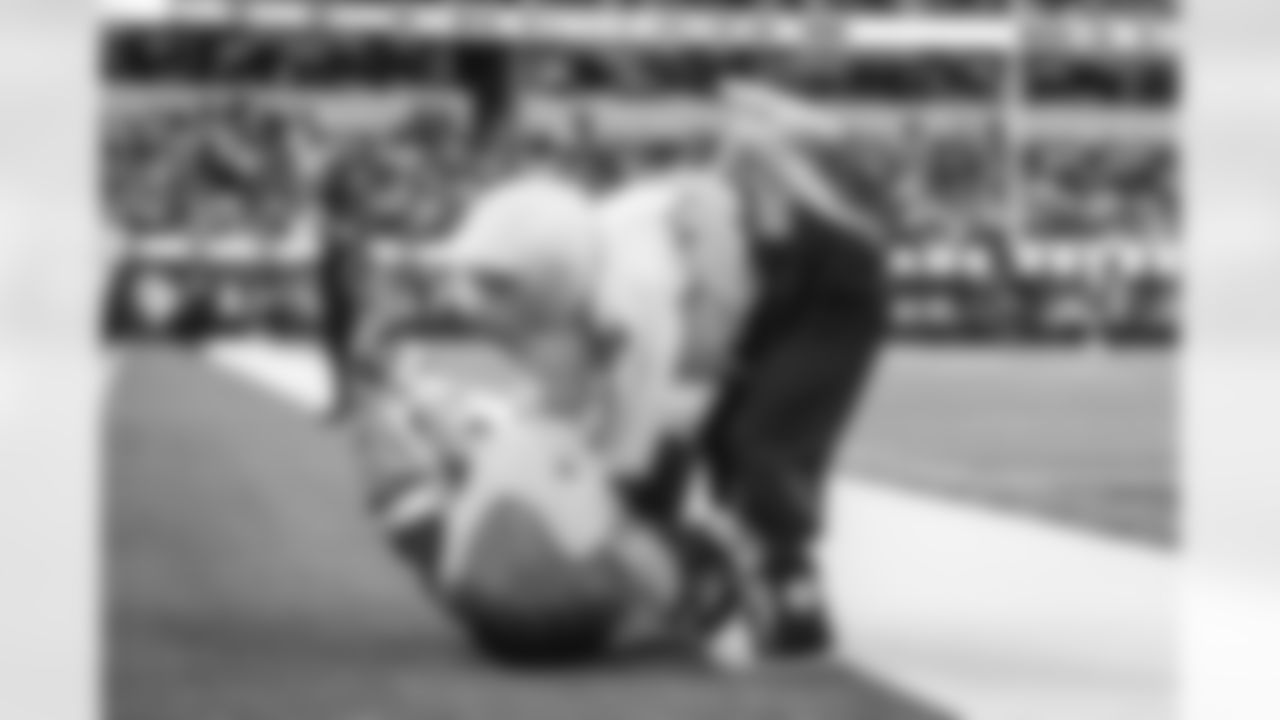 Chance & Rocky the mountain lion in the Rams House