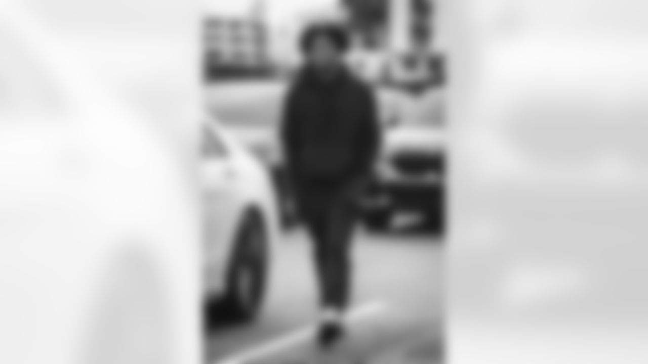 30 CB Josh Wallace arrives at SoFi Stadium for today's game vs. the Cardinals