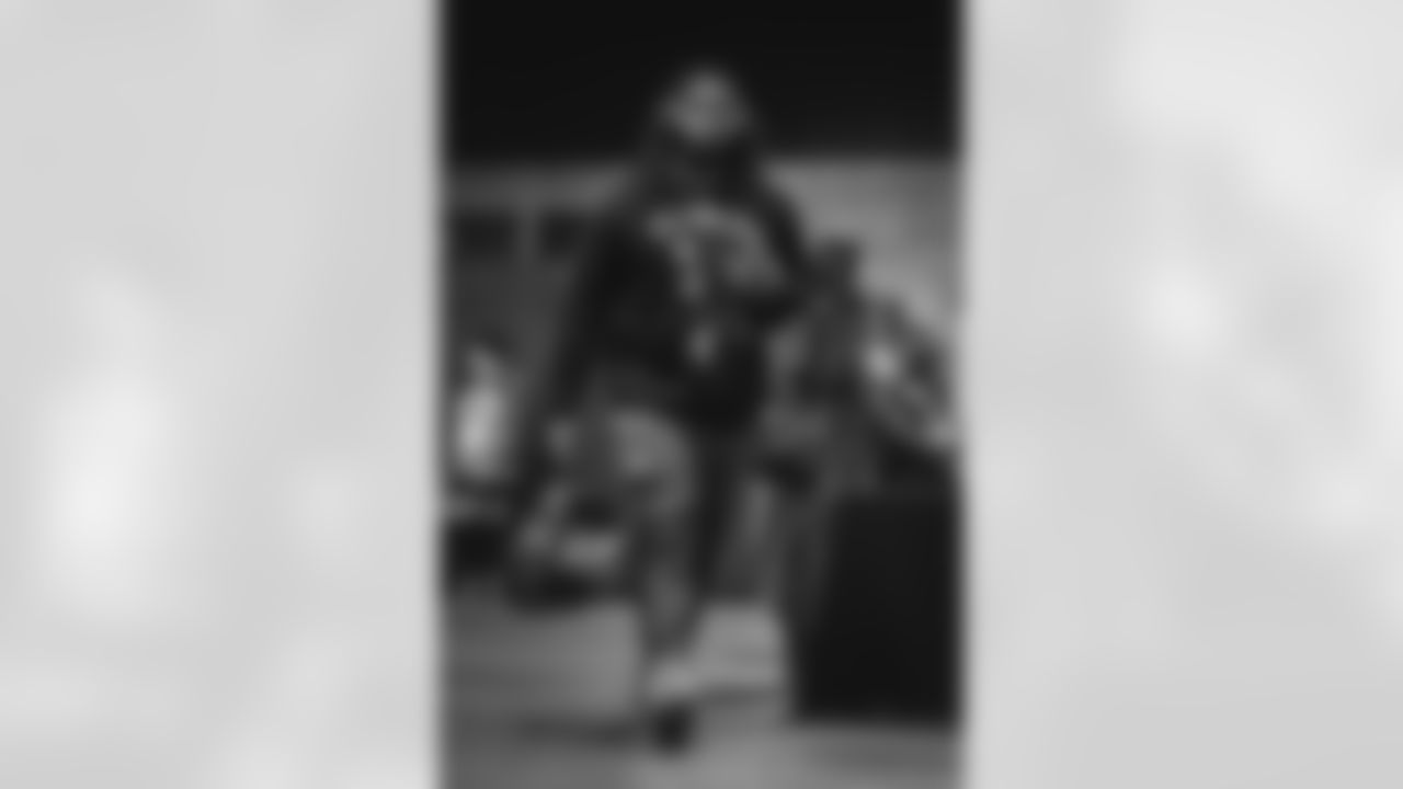 52 DE Larrell Murchison arrives at Lumen Field for Thursday Night Football vs. the Seahawks