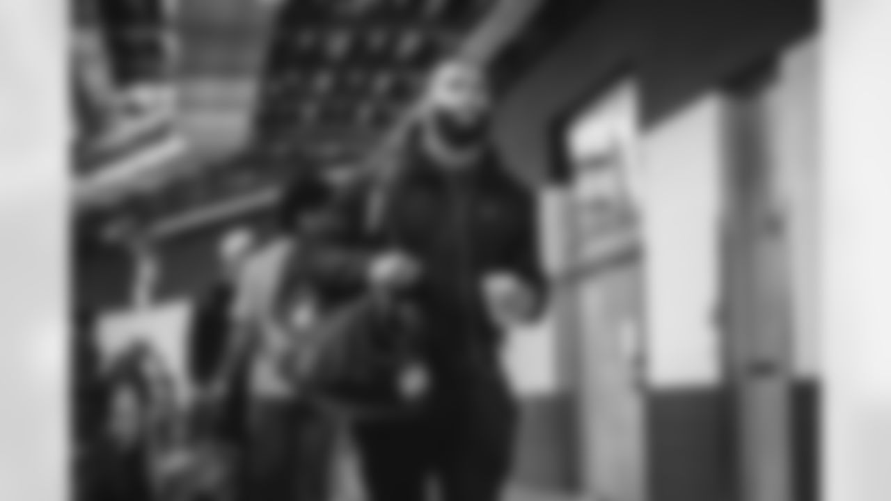 48 ILB Omar Speights arrives at Levi's Stadium for today's matchup against the 49ers