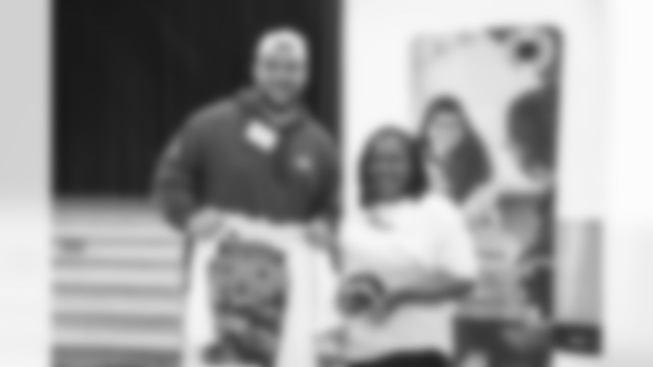 DT Braden Fiske at City Year School Beautification event for Juneteenth