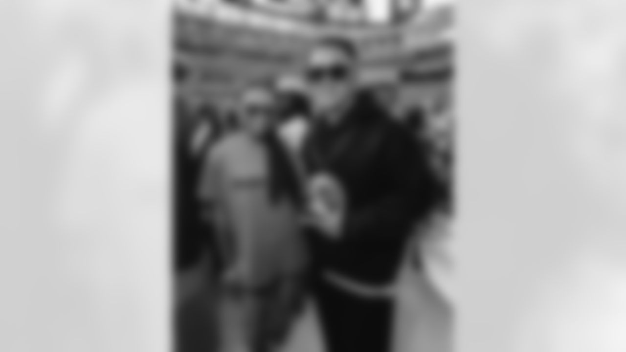 Allyson Felix & Rich Ting in the Rams House