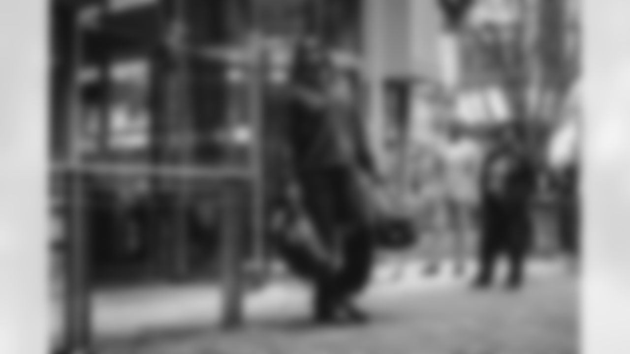 57 DL Ty Hamilton travels to Bank of America Stadium for Wild Card matchup vs. Panthers