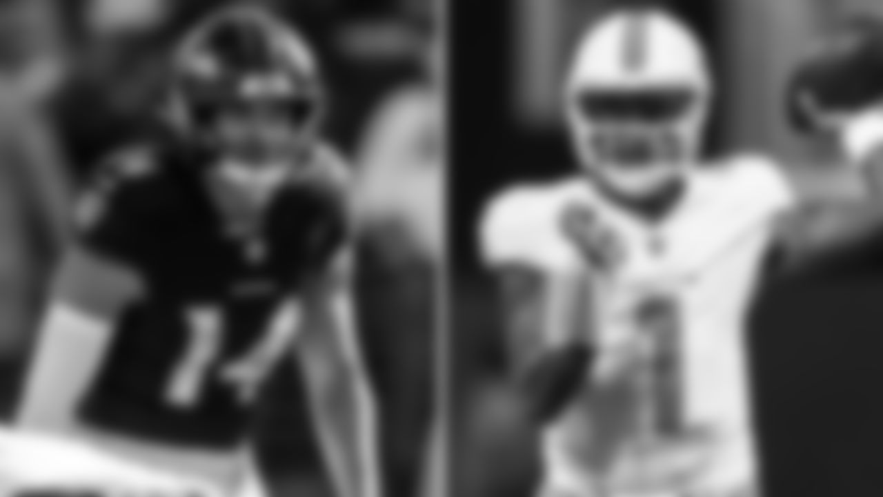 S Kyle Hamilton vs. QB Tua Tagovailoa
Since Alohi Gilman arrived in Baltimore, Hamilton has made a home near the line of scrimmage. Last week against the Bears, Hamilton aligned in the box on 61% of his snaps and blitzed on 24% of those, per Next Gen Stats, and forced an intentional grounding penalty. Tagovailoa leads all quarterbacks with 14 turnovers (10 interceptions, four fumbles) but had his best game of the season last week with four touchdown tosses and no giveaways.