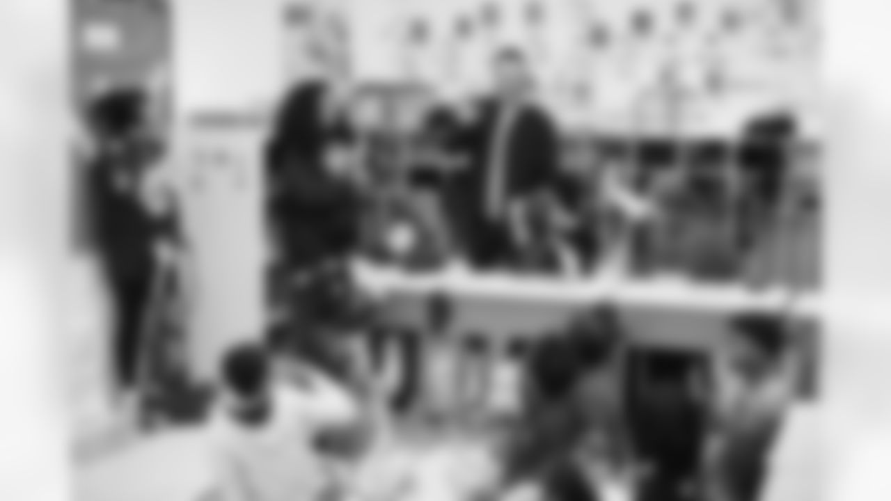 General Manager Eric DeCosta and Head Coach Jesse Minter visited local elementary schools as part of Read Across America Week.