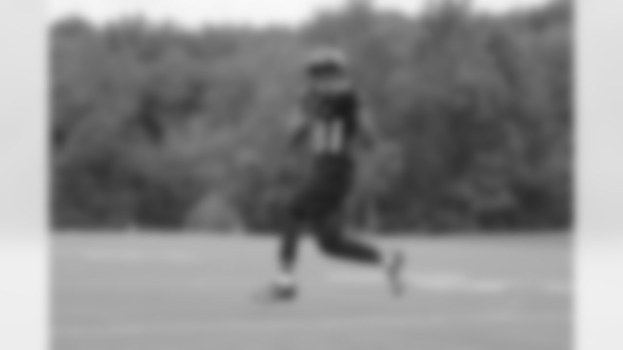 WR Devontez Walker
The second-year wide receiver ran decisive routes and gained separation on a regular basis. Walker's obvious improvement made a very talented wide receiver group look even stronger.