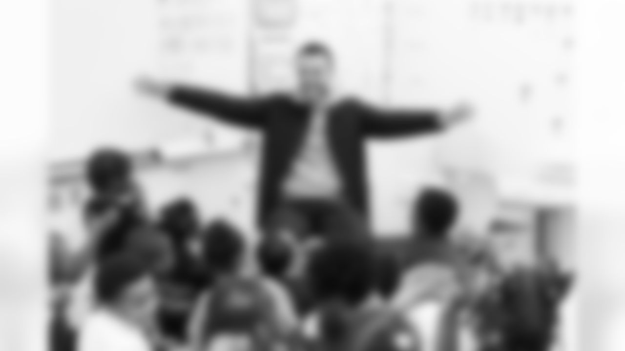 General Manager Eric DeCosta and Head Coach Jesse Minter visited local elementary schools as part of Read Across America Week.