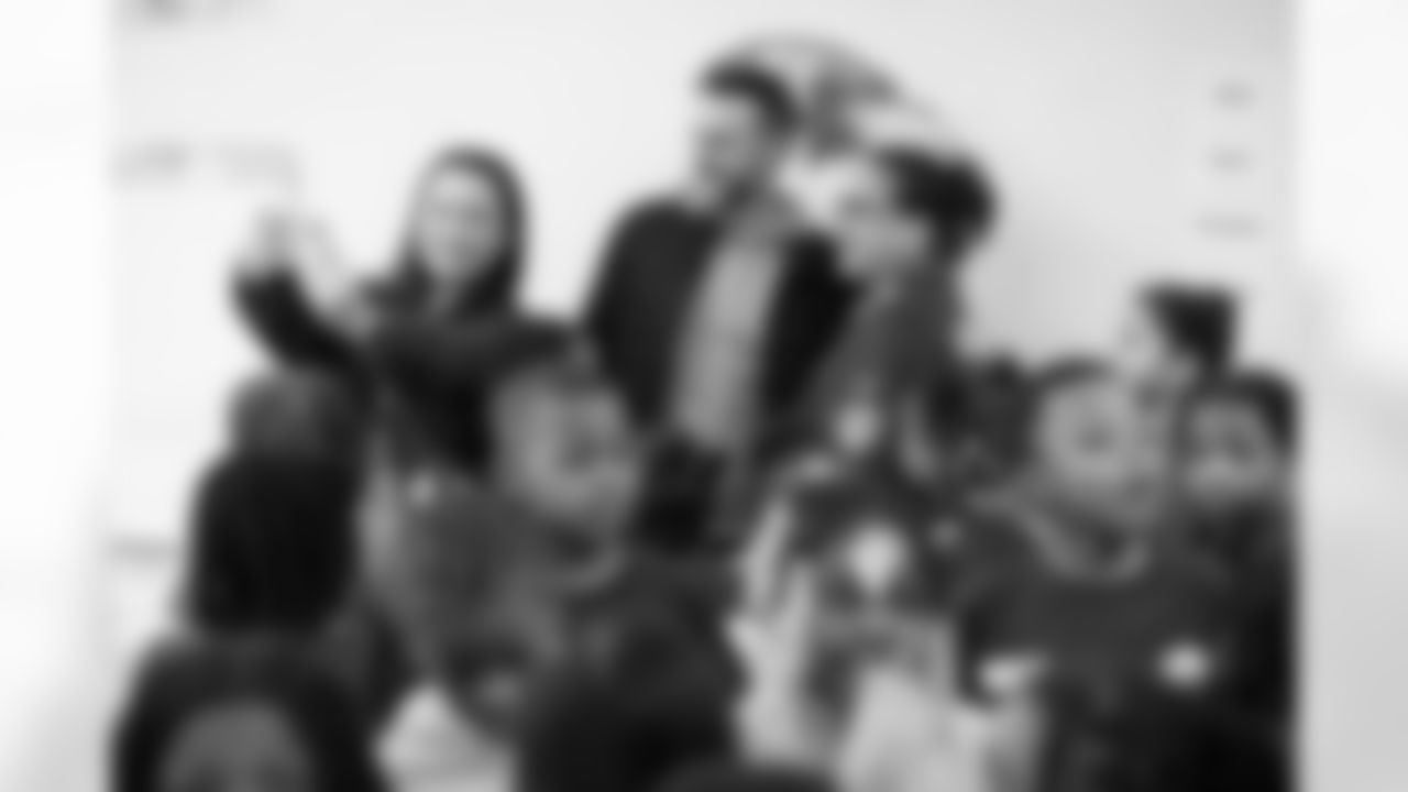 General Manager Eric DeCosta and Head Coach Jesse Minter visited local elementary schools as part of Read Across America Week.