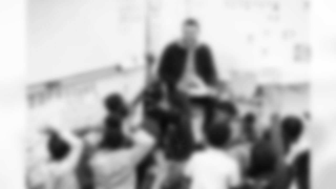 General Manager Eric DeCosta and Head Coach Jesse Minter visited local elementary schools as part of Read Across America Week.