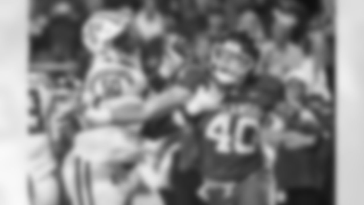 12. EDGE Landon Jackson, Arkansas
"Jackson has outstanding size (6-6, 264), length and explosion. As a pass rusher, he utilizes a long-arm move to notch wins in the backfield. He has a nice burst to close and finish. I love his effort. Against the run, he can stack and hold single blocks, but he struggles against down blocks. He has climbed up the rankings this offseason with an awesome performance in the Reese's Senior Bowl game and an impressive showing at the combine."