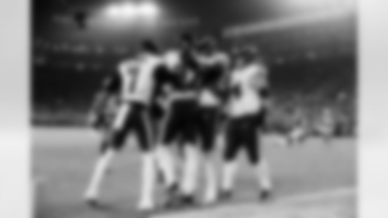 From left: WR Rashod Bateman, RB Derrick Henry, T Roger Rosengarten, & C Tyler Linderbaum