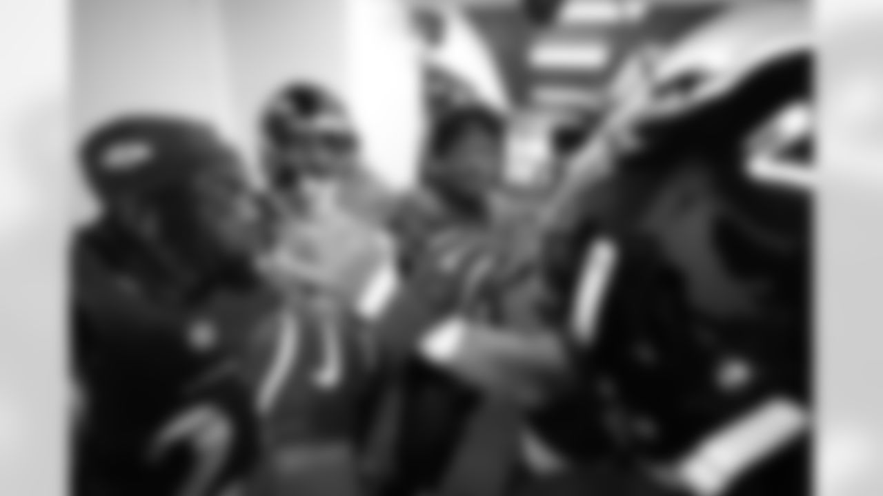 from left: S Sanoussi Kane, CB Nate Wiggins, & S Malaki Starks