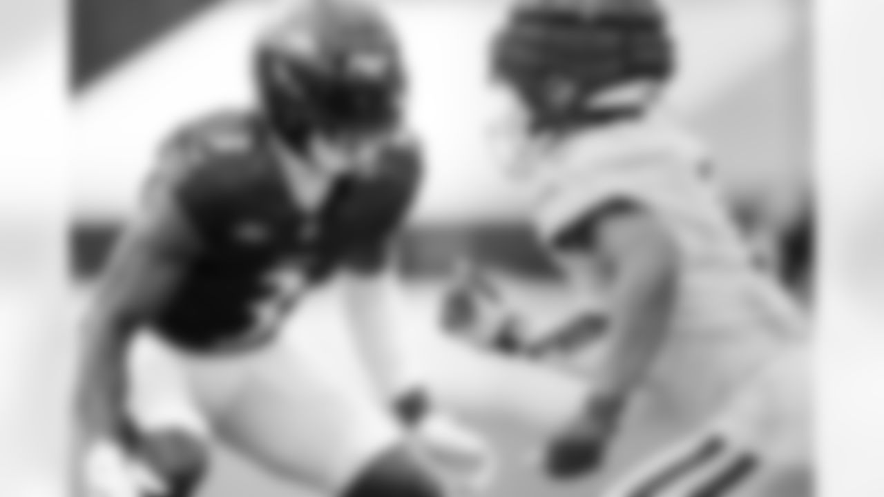 CB Chidobe Awuzie
Awuzie has been sticky throughout camp and tough to complete passes on. He's quieter than the other newcome in his room, Jaire Alexander, but Awuzie's play on the practice field has made a loud statement that he's ready to contribute in a major way.