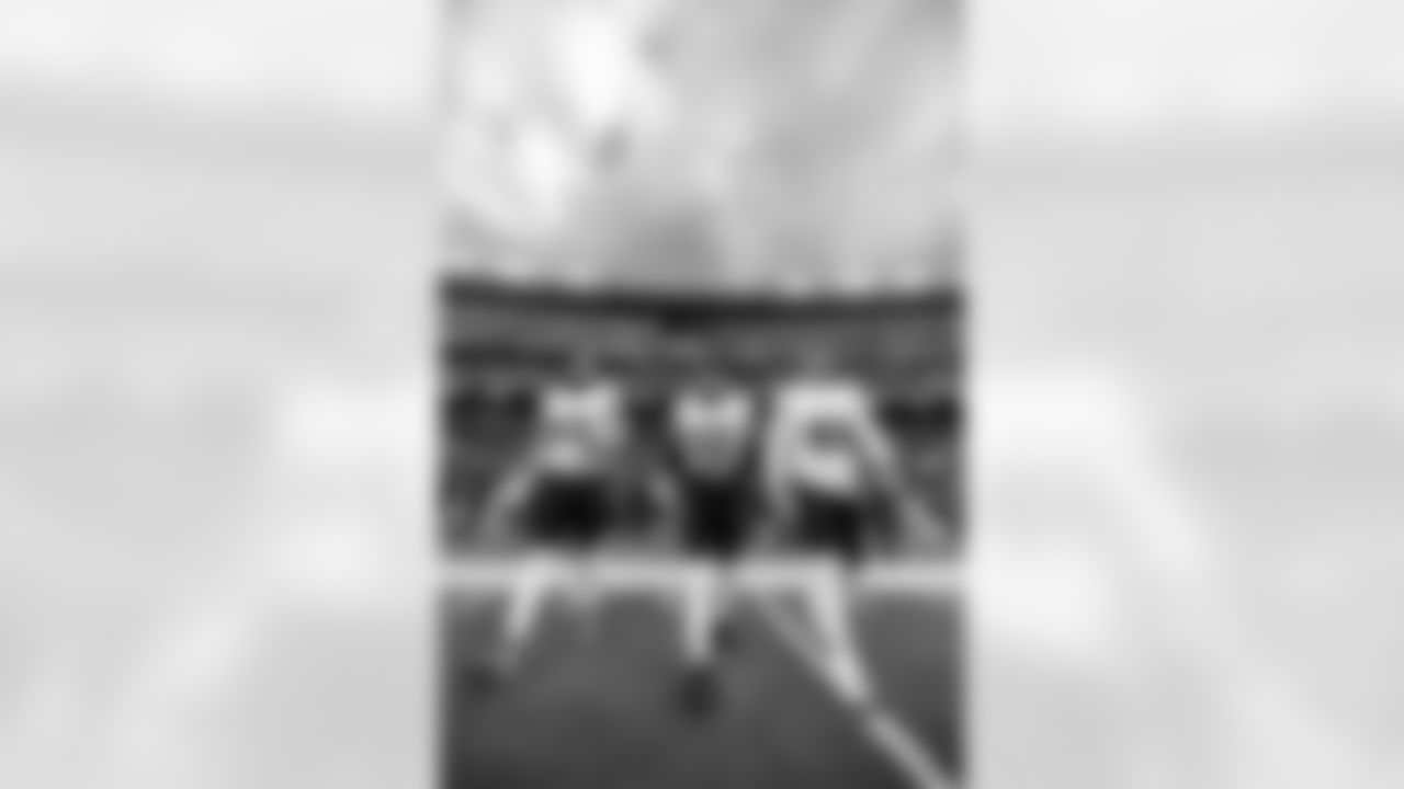 FB Patrick Ricard (left), S Alohi Gilman (middle), & LS Nick Moore (right)