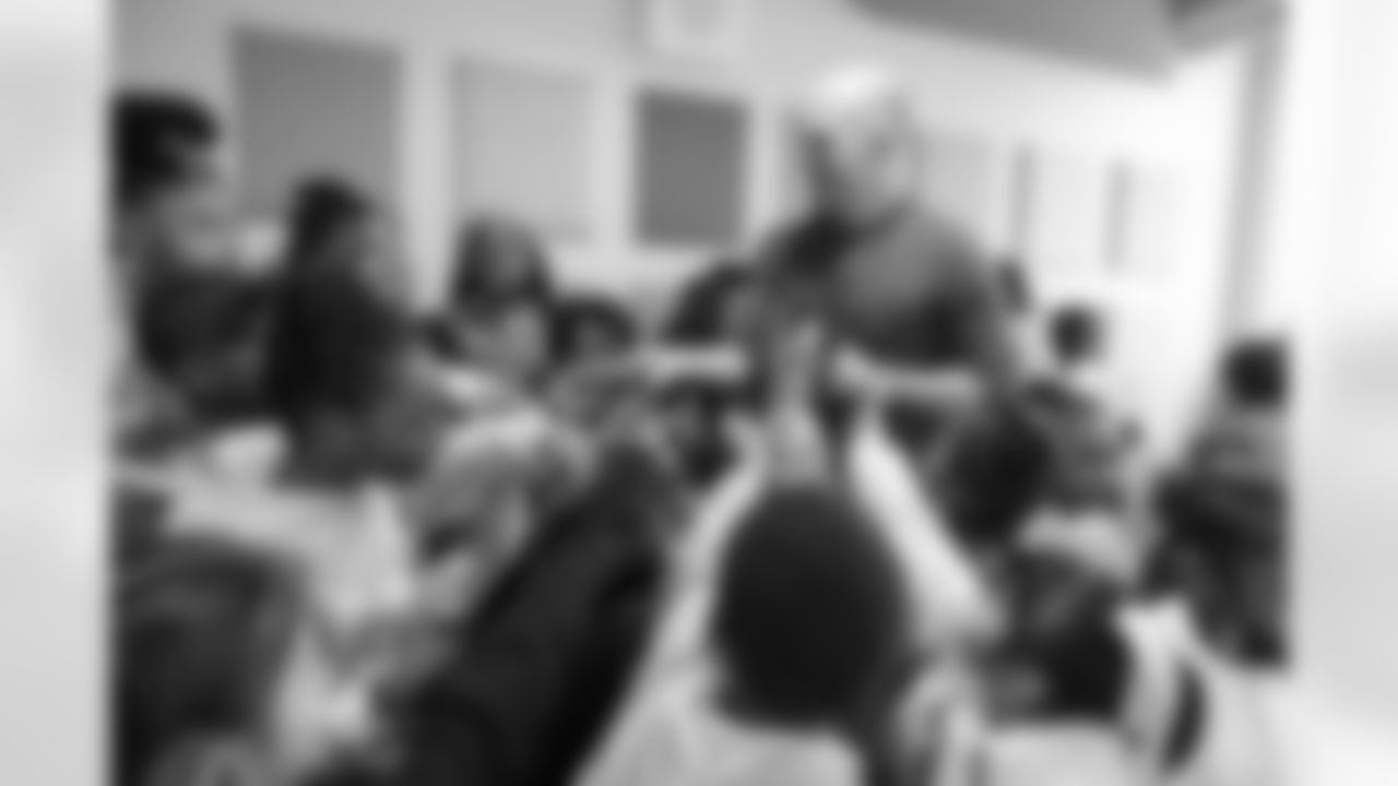 General Manager Eric DeCosta and Head Coach Jesse Minter visited local elementary schools as part of Read Across America Week.