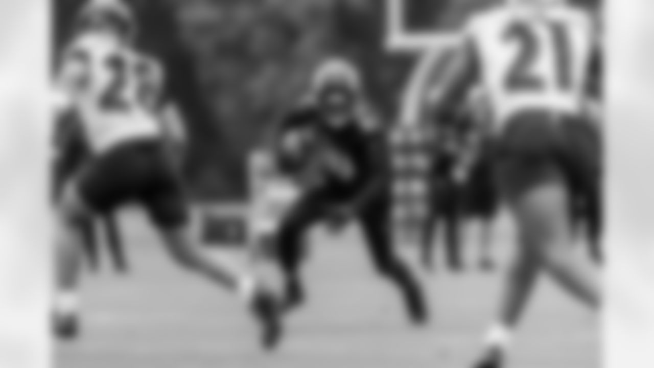 WR DeAndre Hopkins
Hopkins and Lamar Jackson clicked during their only OTA practice together, with Hopkins running precise routes and making several impressive sideline catches. Hopkins' talent and experience made his adjustment to Baltimore's offense look seamless.