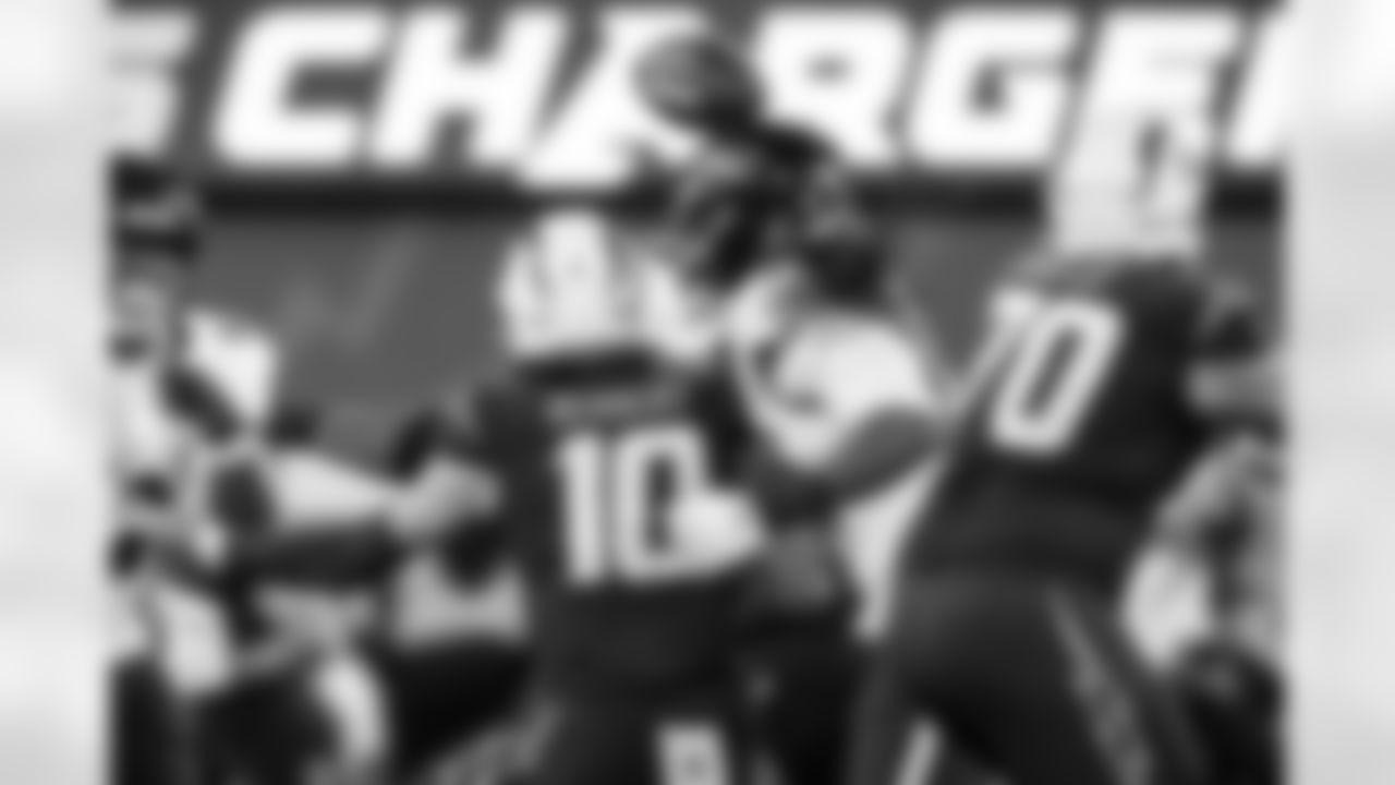 The Baltimore Ravens defeated the Los Angeles Chargers by a score of 20-10 on Sunday Night Football at SoFi Stadium on November 26, 2023 in Inglewood, CA.
