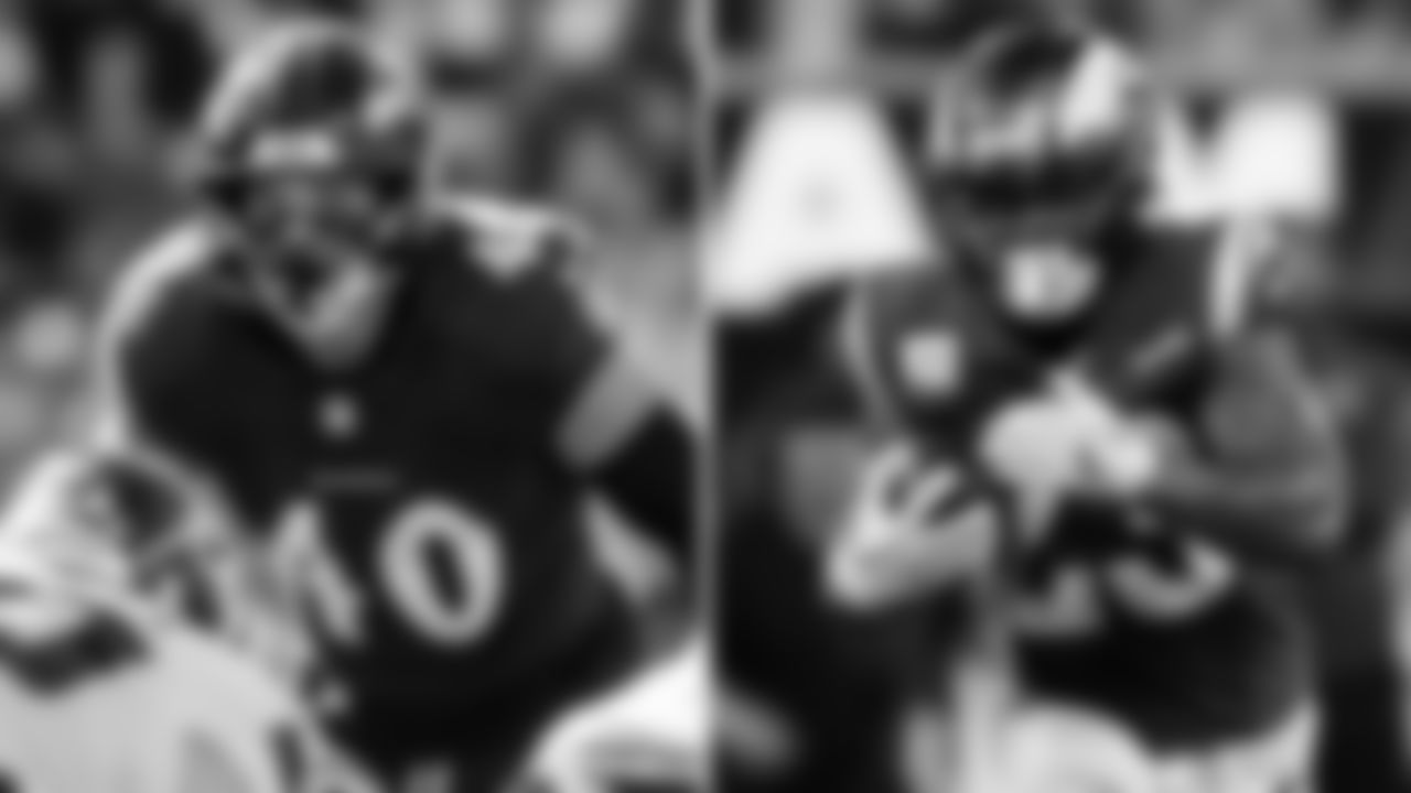 ILB Teddye Buchanan vs. RB Kyren Williams
Buchanan has quickly found himself as a starter only five games into his rookie season. The fourth-round rookie had the highest Pro Football Focus run defense grade of the team last week, and he'll need to have another performance like that against Williams and the Rams' rushing attack. Williams is sixth in the league with 368 rushing yards and had two receiving touchdowns on eight catches last week. Williams has fumbled nine times in the past three seasons, including twice this year, so he could be a prime target for Buchanan and the Ravens defense to record their first takeaway since Week 2.