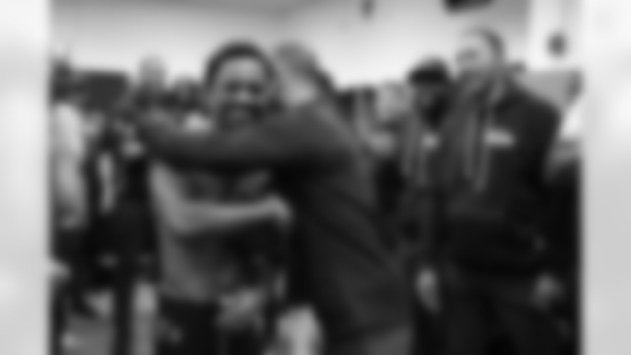 CB Keyon Martin (left) & Head Coach John Harbaugh (right)