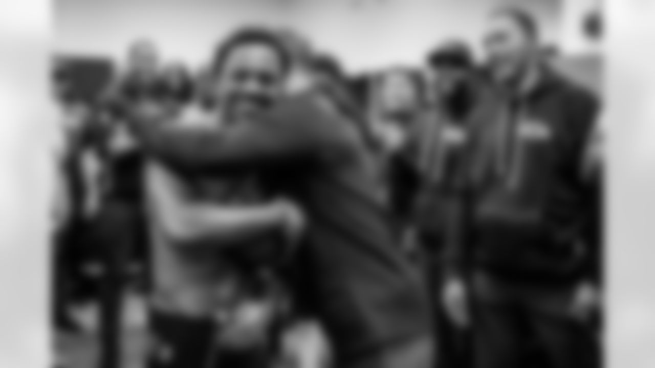 CB Keyon Martin (left) & Head Coach John Harbaugh (right)