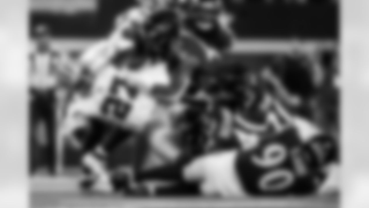 From left: OLB Mike Green, ILB Teddye Buchanan, S Sanoussi Kane, & OLB David Ojabo