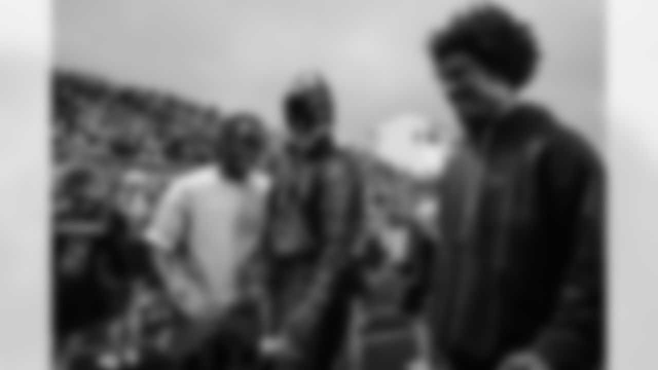 The Baltimore Ravens hosted the High School Football Showdown at the Linganore v. Oakdale HS football game on September 27, 2024 in Frederick, MD. WR Zay Flowers and TE Isiah Likely were in attendance along with Poe and cheer.