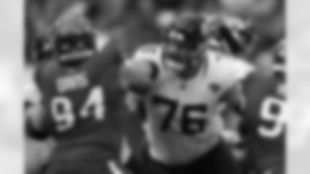 OG Ezra Cleveland, Jaguars
Cleveland, who was traded to the Jaguars at last year's deadline, has been a strong run blocker for years, mostly in zone scheme. He had the third-highest PFF grade among all guards last season and could get a sizeable deal.
