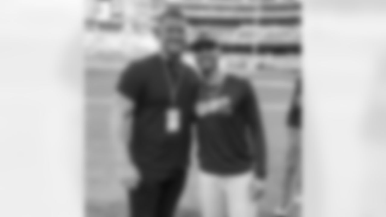 LS Nick Moore got together with his former baseball teammate and current Dodger Mookie Betts.
