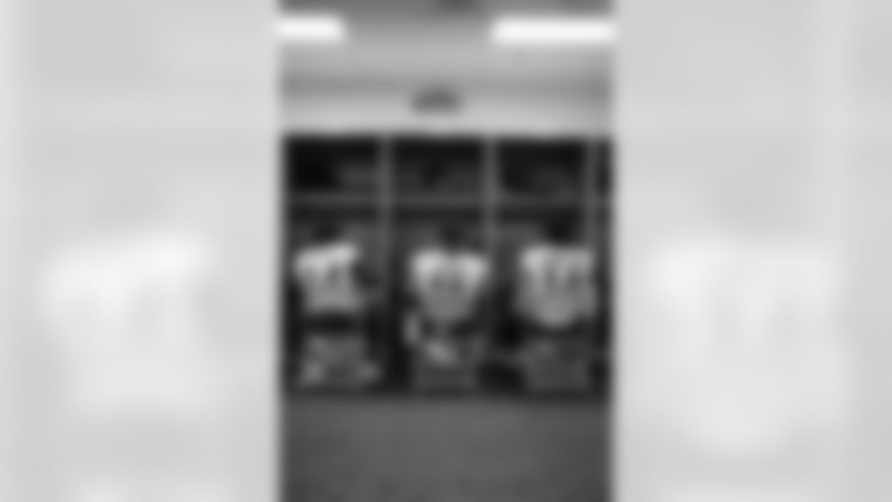 (from left): S Malaki Starks, S Kyle Hamilton, & S Alohi Gilman