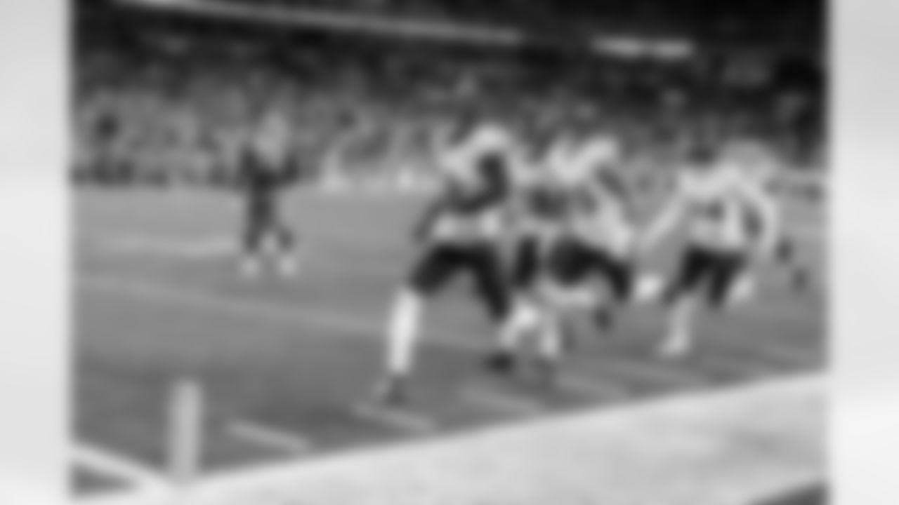 From left: CB Nate Wiggins, CB Keyon Martin, OLB Mike Green, & S Malaki Starks