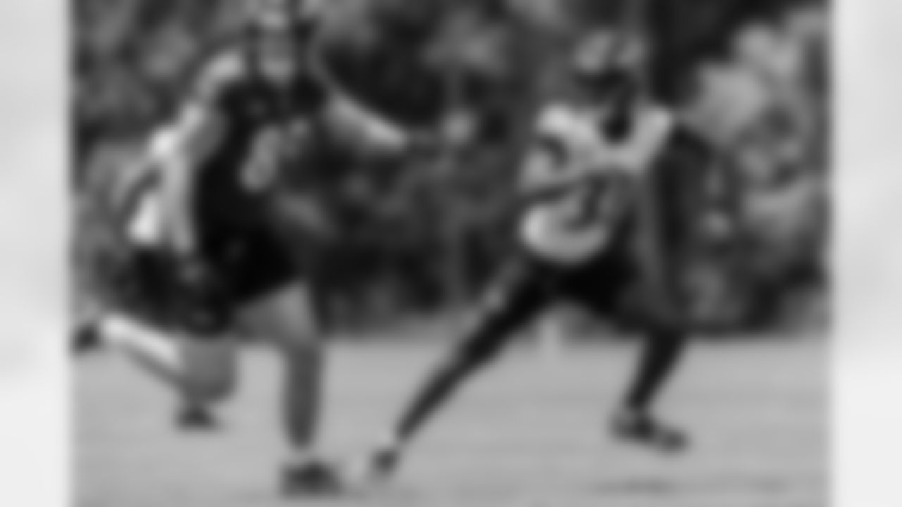 TE Sam Pitz (left) & CB Bilhal Kone (right)