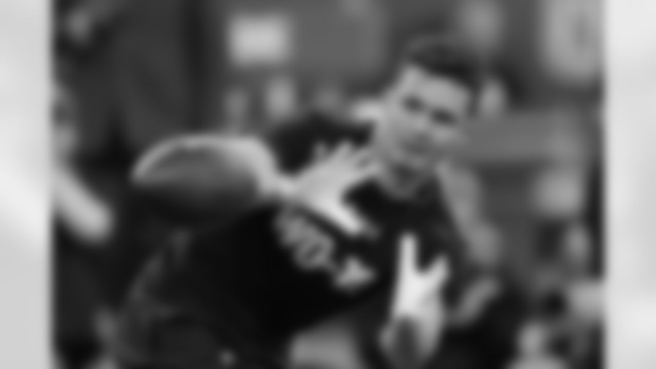 WR Ladd McConkey, Georgia
McConkey solidified Day 2 status with a 4.39 40-yard dash and stellar showing in the gauntlet drill, where he ran fast and plucked the ball with strong hands.