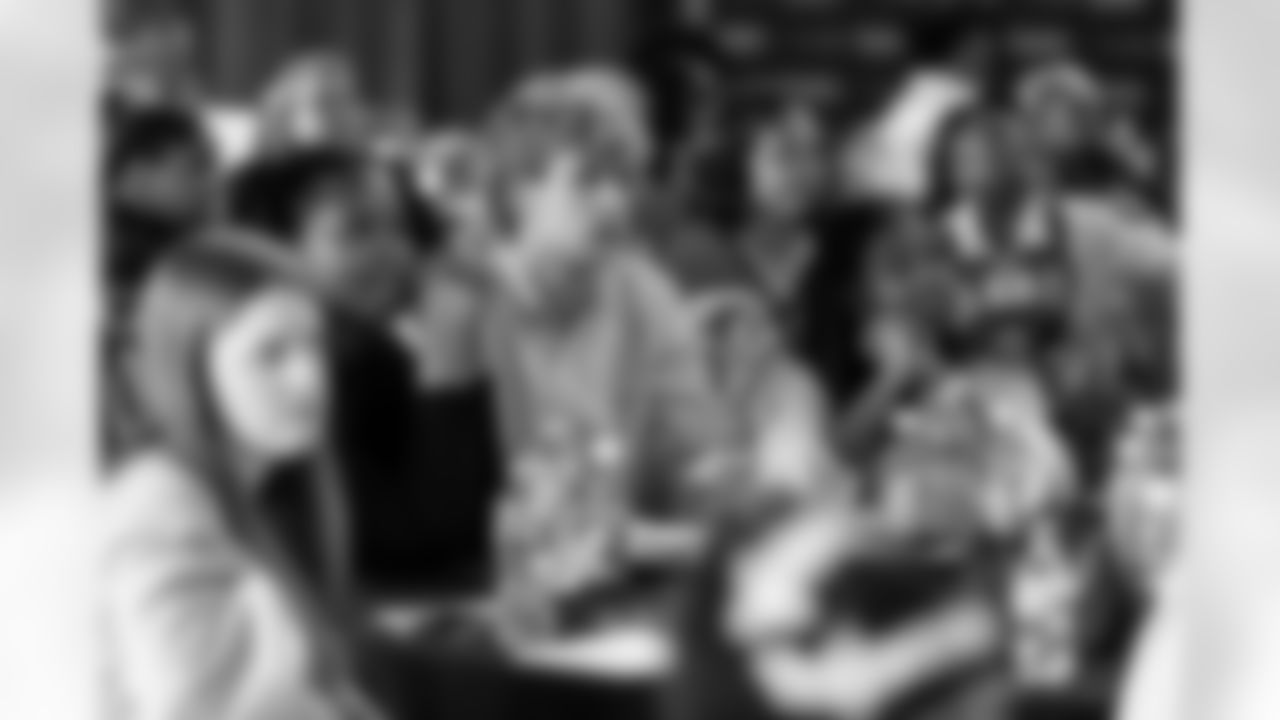 The final meeting of the High School Leadership program hosted by the Baltimore Ravens and T. Rowe Price at the M&T Bank Exchange at the Hippodrome on May 8, 2024.