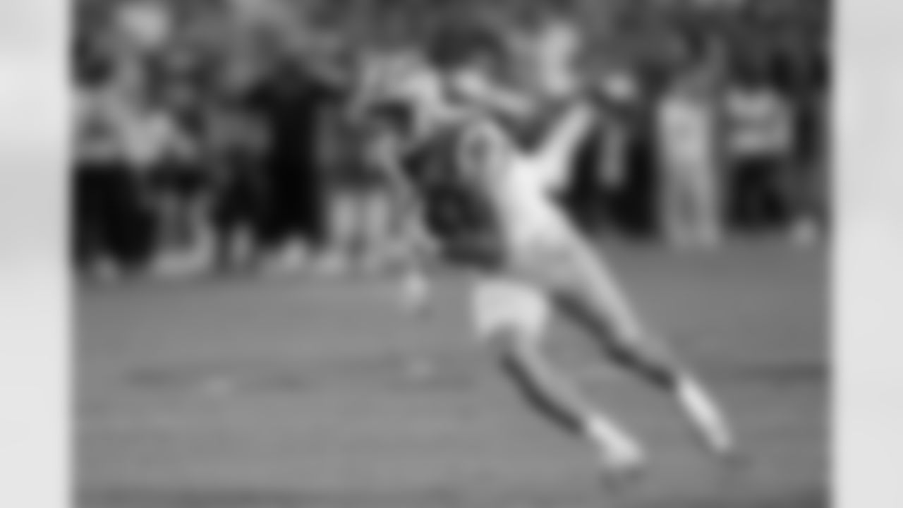 5. TE Mason Taylor, LSU
"Taylor is a big, athletic tight end with excellent quickness, hands and toughness. He primarily lined up in-line, but he also flexed out in the slot and took a few reps on the outside. He's polished as a route runner, showing the ability to set up defenders, lean into them and then create separation. He has a big catch radius, hauling in balls above his head as well as below his knees. He is a pure hands-catcher, keeping the ball away from his body. He doesn't have elite top-end speed, but he is a smooth mover and can find another gear when the ball is in the air. After the catch, he can pull through tackles or make defenders miss in space. He isn't a mauler in the run game, but he can screen off and stay attached. Overall, Taylor has the ability to be a Day 1 starter with high-volume production."