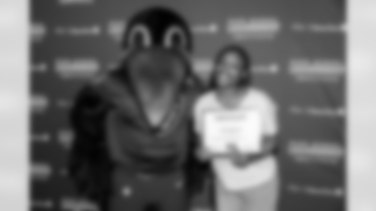 The final meeting of the High School Leadership program hosted by the Baltimore Ravens and T. Rowe Price at the M&T Bank Exchange at the Hippodrome on May 8, 2024.