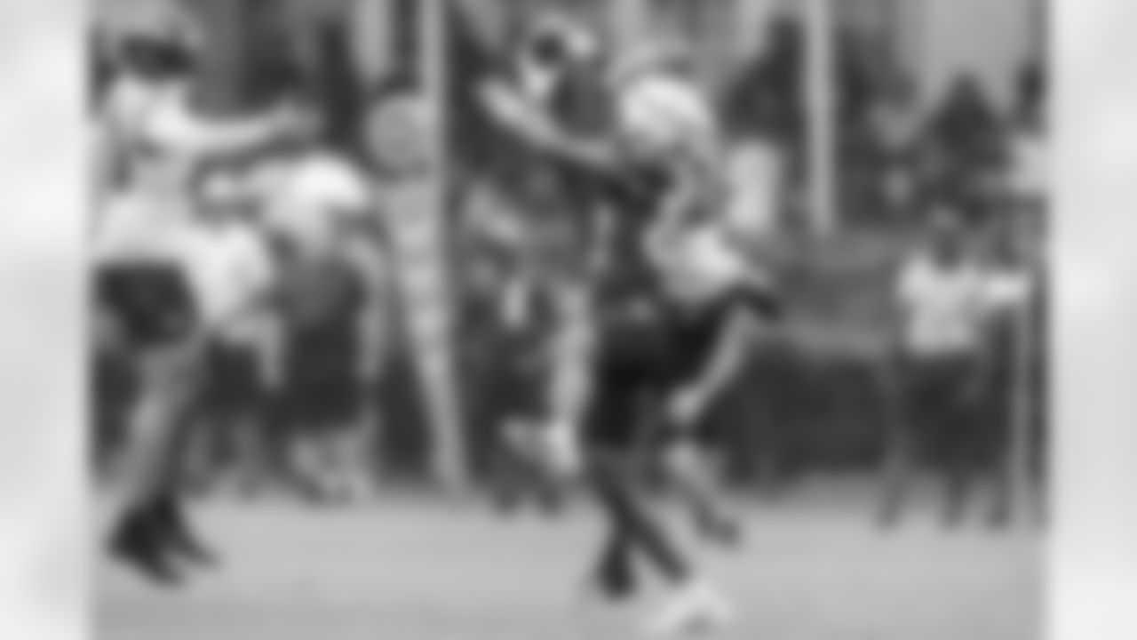 CB Nate Wiggins intercepting a pass.
