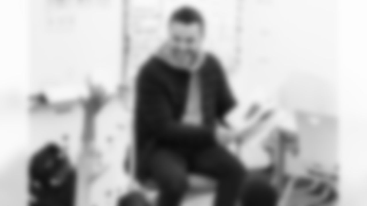 General Manager Eric DeCosta and Head Coach Jesse Minter visited local elementary schools as part of Read Across America Week.