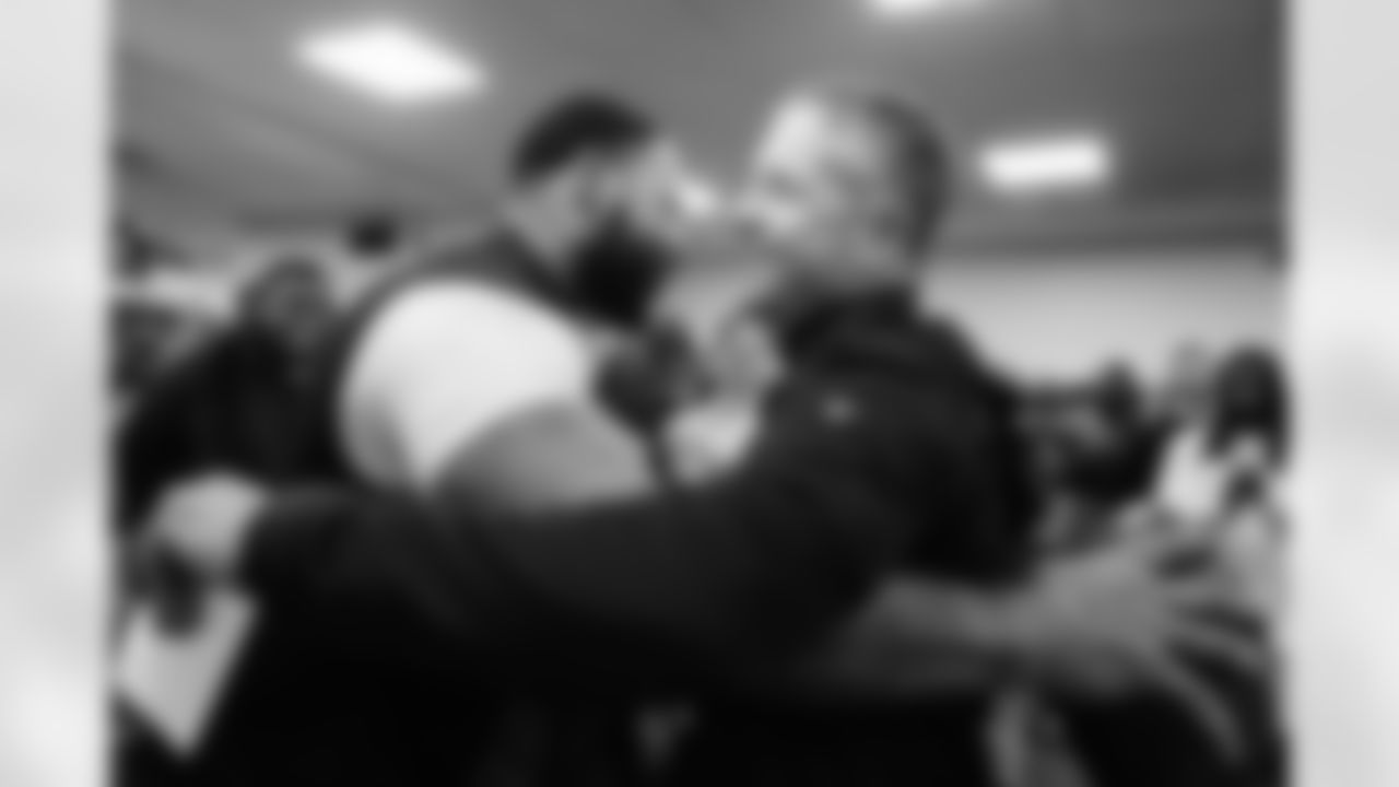 DT Travis Jones (left) & Head Coach John Harbaugh (right)