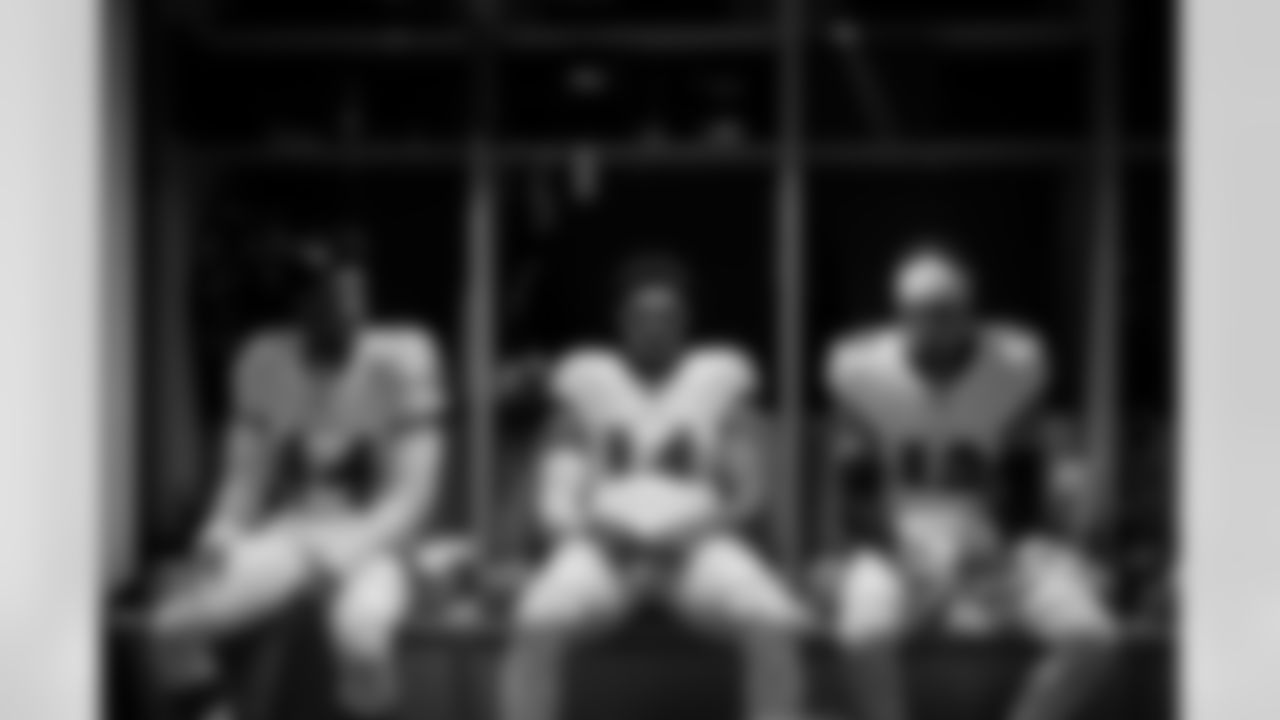 CB Marlon Humphrey (left), S Kyle Hamilton (middle), S Alohi Gilman (right)