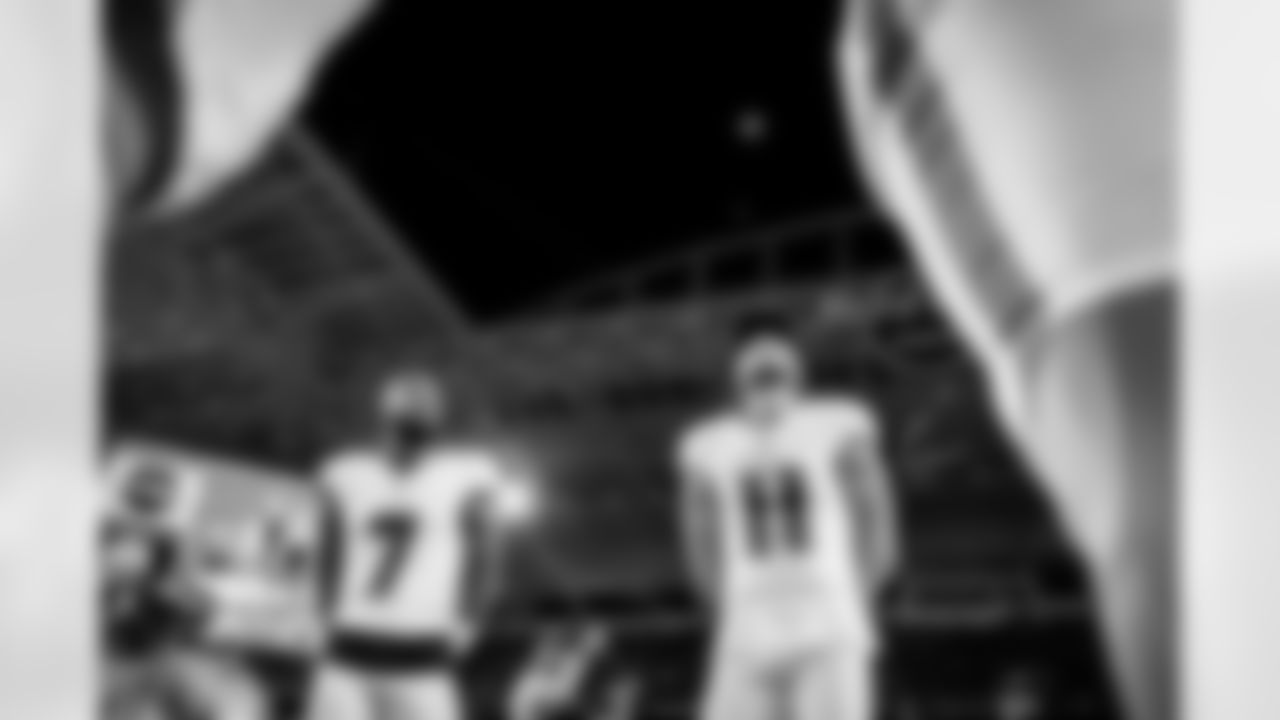 WR Rashod Bateman (left) & P Jordan Stout (right)