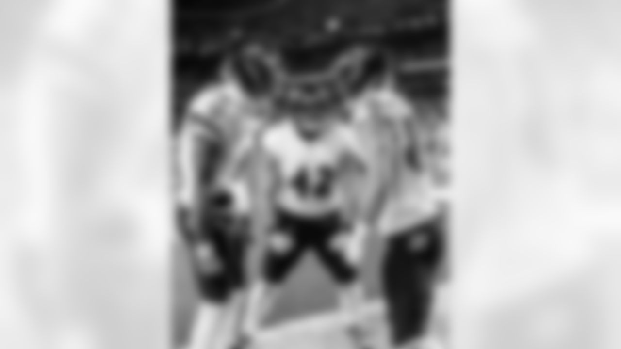 From left: QB Lamar Jackson, FB Pat Ricard, & TE Mark Andrews