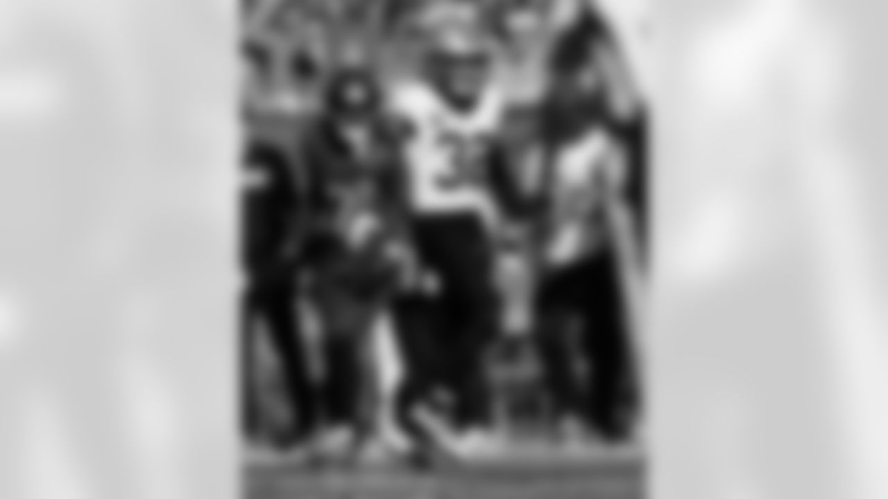 Check out the game action photos from the New Orleans Saints game against the Tampa Bay Buccaneers for Week 18 of the 2024 NFL Season on Jan. 5, 2025 at Raymond James Stadium.