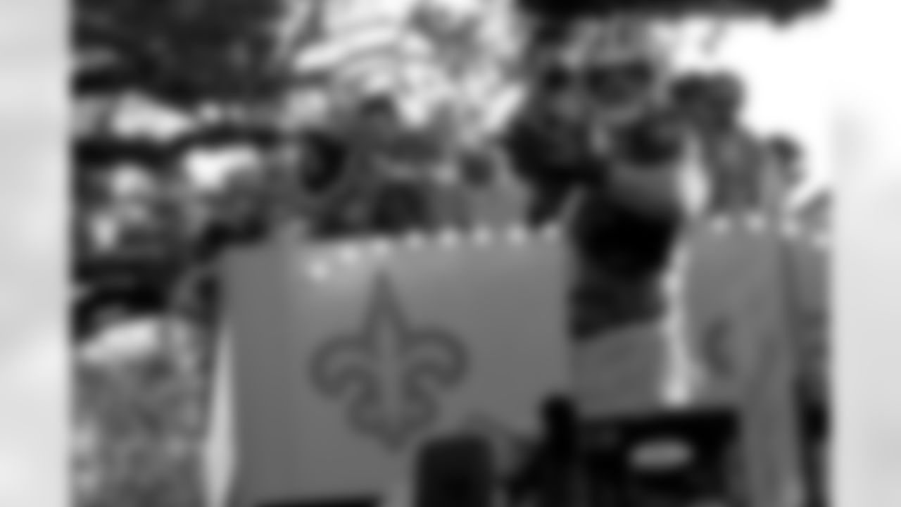 New Orleans Saints legend and Hall of Famer Drew Brees rode down the Uptown route with the Krewe of Bacchus as they presented their annual parade entitled "Bacchus Celebrates America 250" on Sunday, February 15 during the 2026 Mardi Gras season.