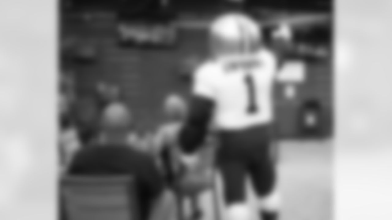 The New Orleans Saints hosted a watch party presented by Bud Light for their game against the Tennessee Titans on Dec. 28, 2025 at Bayou Beer Garden in New Orleans, Louisiana. Members of the Saints Cheer Krewe were in attendance and interacting with fans during the event.