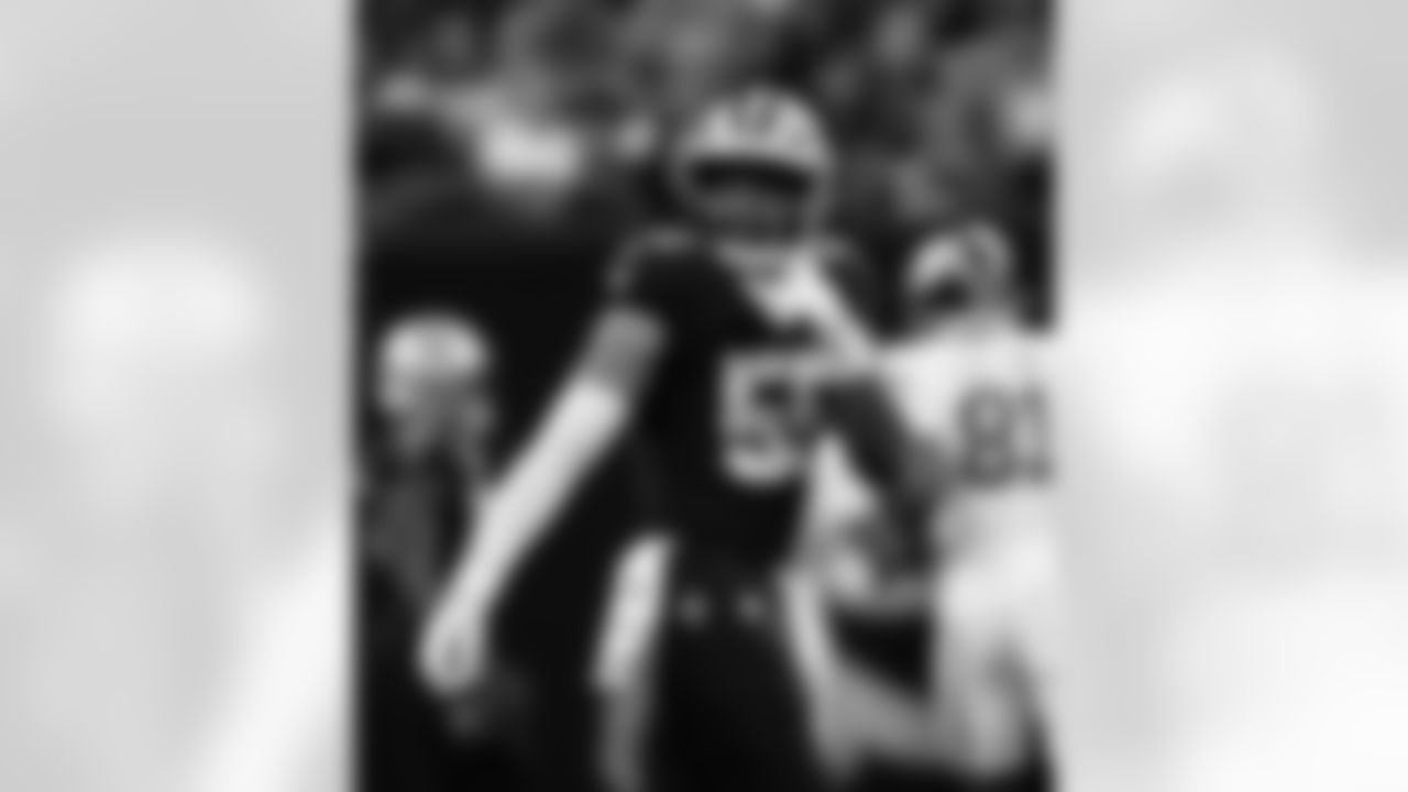 Check out the game action photos from the New Orleans Saints game against the New York Giants for Week 5 of the 2025 NFL season on Oct. 5, 2025 at Caesars Superdome.