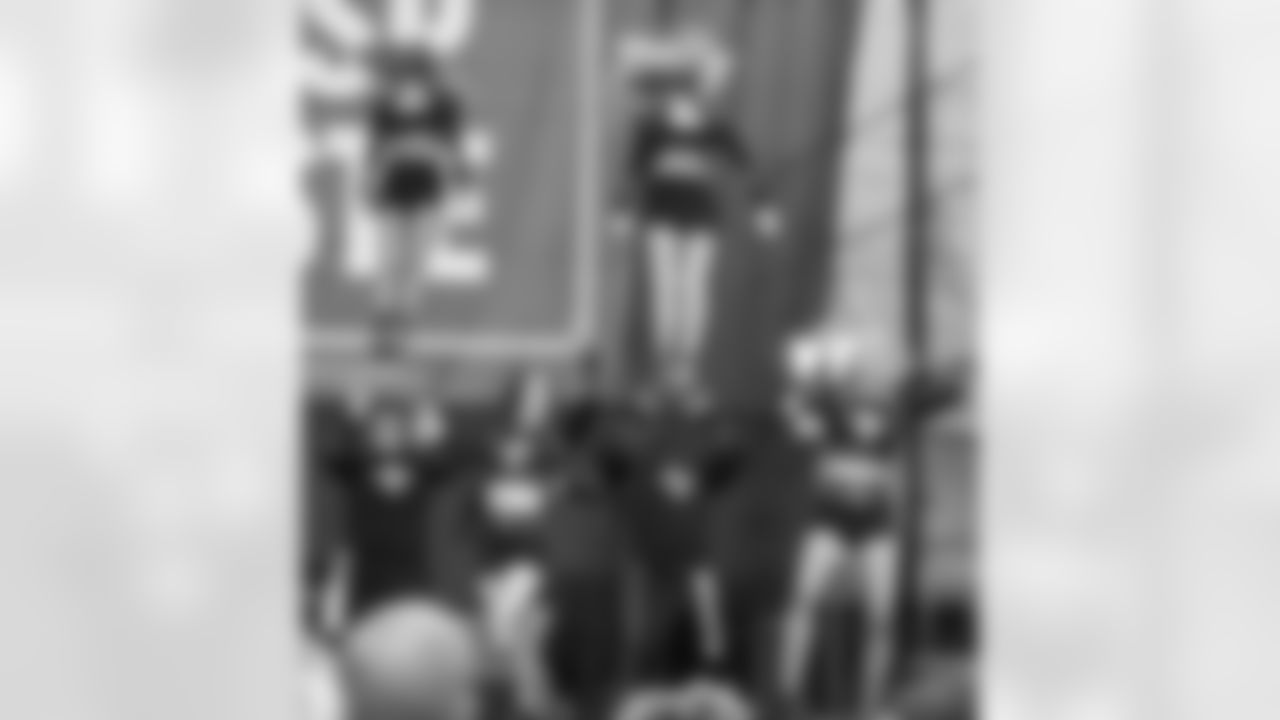 New Orleans Saints fans enjoyed the Week 16 entertainment in Champions Square ahead of the game against the New York Jets during the 2025 NFL season on Dec. 21, 2025.