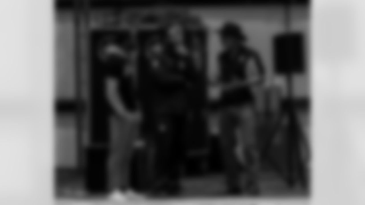 The New Orleans Saints and Dudley DeBosier hosted members of the Army, Marines, Air Force, Navy, and Coast Guard at the Ochsner Sports Performance Center for the 2026 Battle of the Branches on Thursday, January 29. Saints legend Pat Swilling, former defensive end Buford Jordan, and former kicker Greg Fassitt, along with Saints quarterback Tyler Shough and center Erik McCoy, were in attendance for the round-robin tournament featuring challenges such as tug-of-war, the 40-yard dash, and field goal kicking.