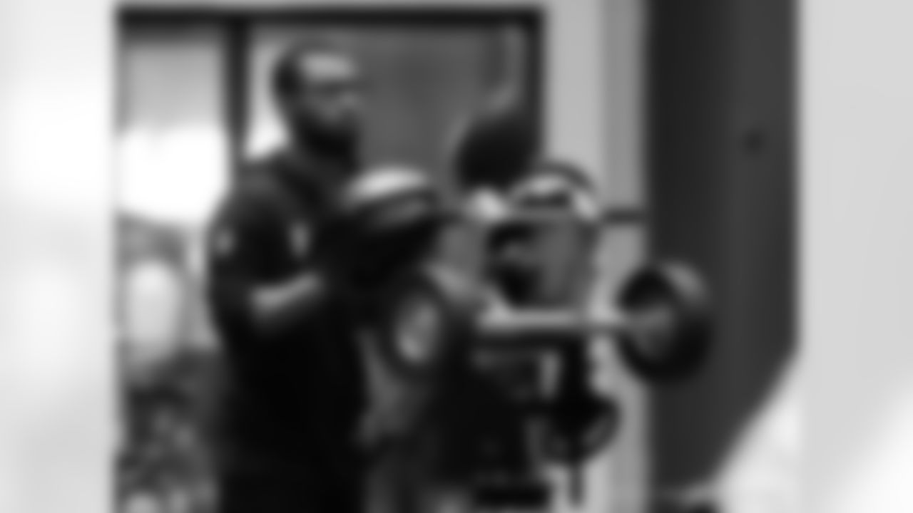 New Orleans Saints players attended 2025 Rookie Minicamp workouts at the Ochsner Sports Performance Center on May 10, 2025.
