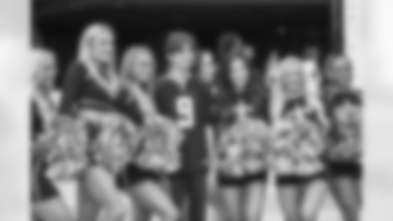 New Orleans Saints fans enjoyed the Week 16 entertainment in Champions Square ahead of the game against the New York Jets during the 2025 NFL season on Dec. 21, 2025.