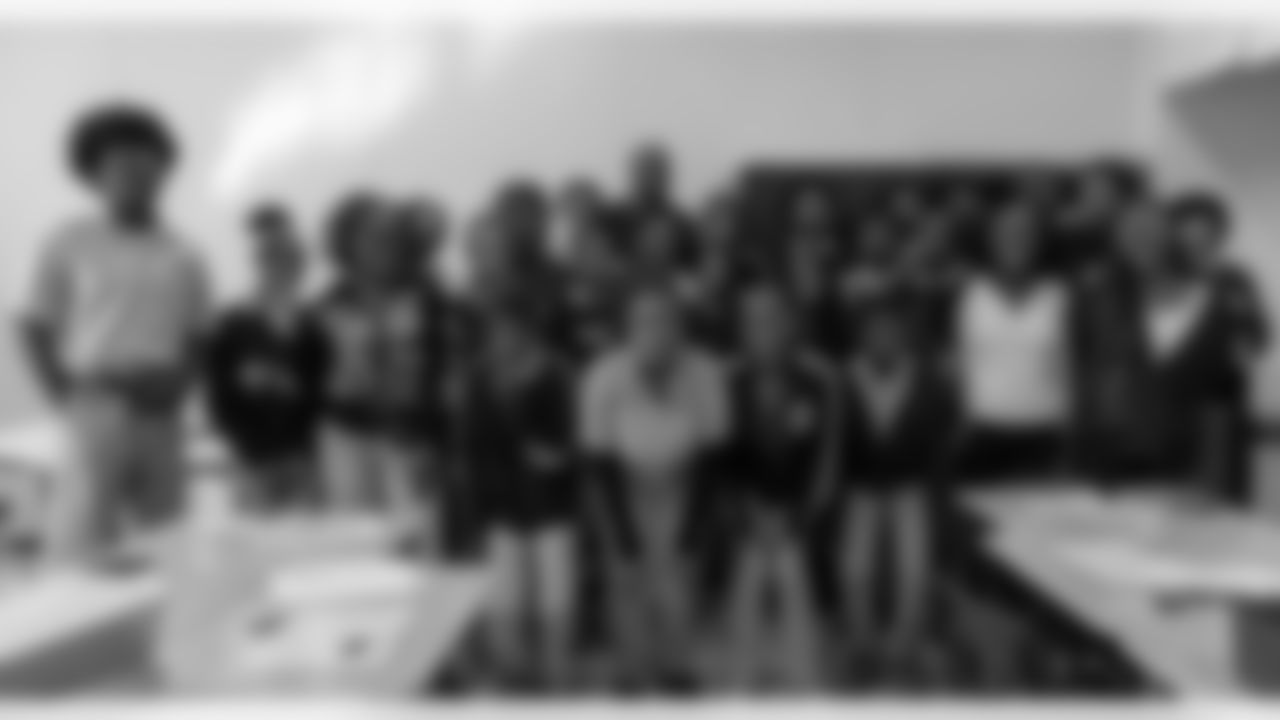 New Orleans Saints defensive end Cameron Jordan visited students and staff at KIPP Believe School on Tuesday, Nov. 11, 2025.